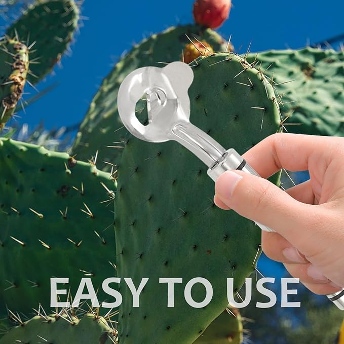 3Pcs Cactus Peeler Tools Set: Stainless Steel Cactus Peeling Knife and Cactus Peeler Spoon - Pelador de Nopales, Sliced Noodle, Vegetable Paring Cutter Featuring for Efficient Kitchen Cooking Gadgets
