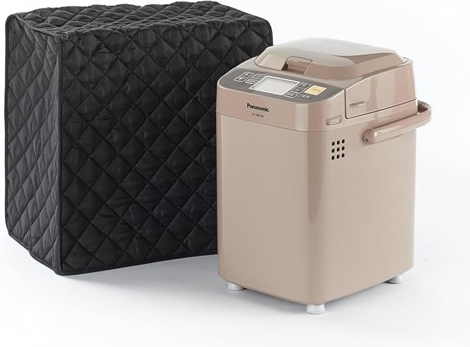 Covermates Keepsakes - Bread Maker Cover - Dust Protection - Stain Resistant - Washable - Appliance Cover, Black