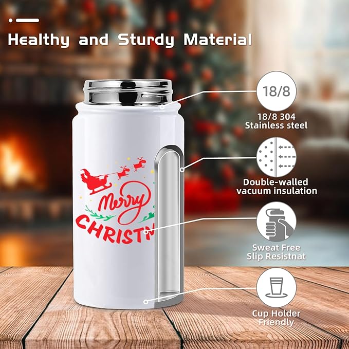 Volhoply 14oz Kids Water Bottle with Straw Lid and Silicone Boot Bulk 6 Pack,Stainless Steel Insulated Cup for Boys & Girls Multipack,Double Wall Vacuum Leakproof bottles(Sublimation,6)