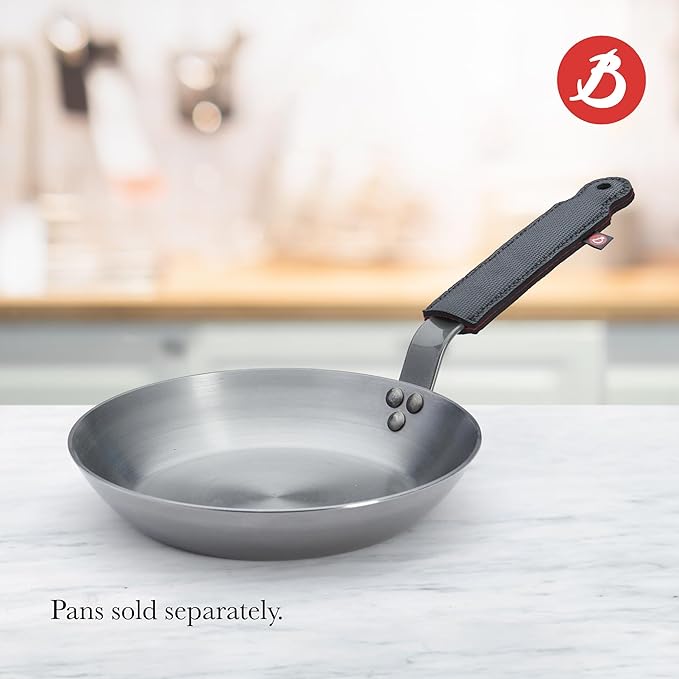 de Buyer Protective Sleeve for Pan Handle - Heat-Resistant Neoprene - Comfortable Grip
