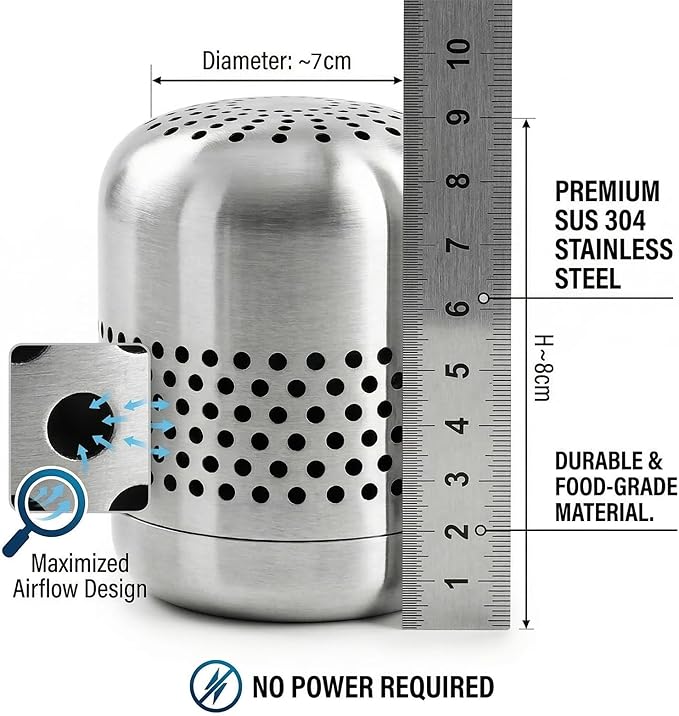 Refrigerator Deodorizer Odor Eliminator | Fridge Deodorizer – Lasts 10 Years, Long-Lasting Odor Eliminator - More Effective Than Baking Soda, Charcoal Bags (1 Pcs)