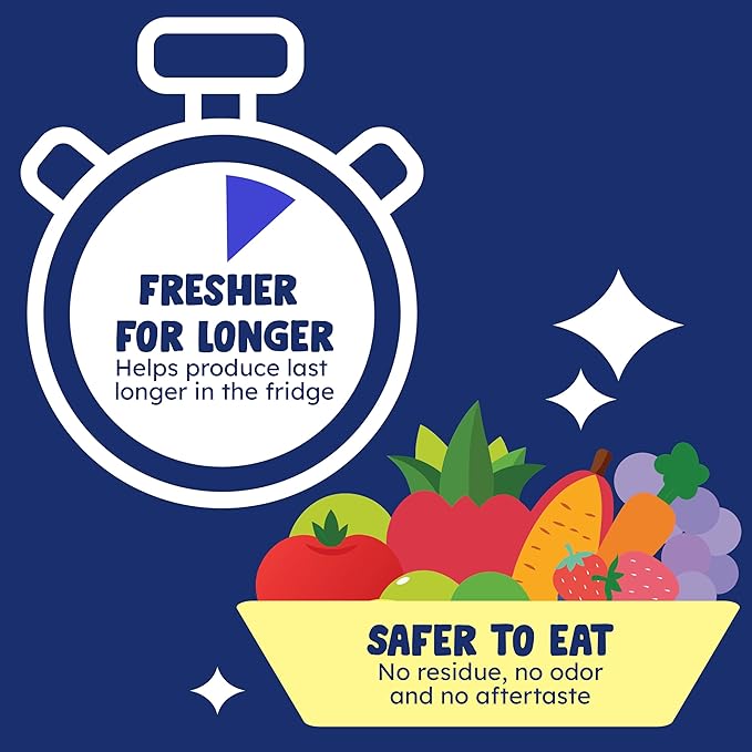 Originally Yellow USA Made Fruit And Vegetable Wash | Food-Grade Fruit and Veggie Wash With No Aftertaste | Powerful Cleaning & Safe Ingredients | Plant-Derived Produce Cleaner & fruit washer | 2 lb