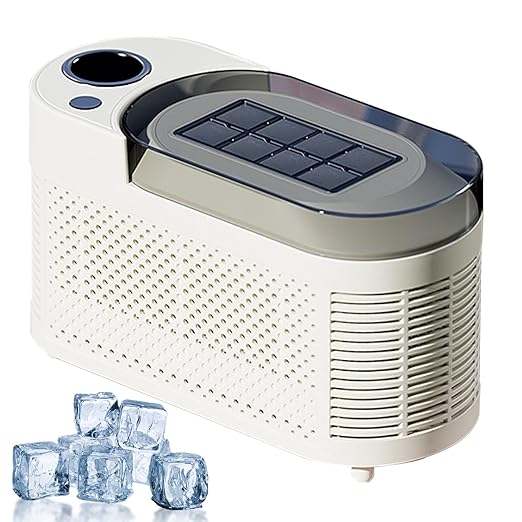 Mini Ice Maker Machine Counter Top for Home, Ice Ready in 10 Mins, Low Noise & Energy Saving, Easy to Clean, Portable Small Clear Ice Cube Maker for Kitchen (White #Name?)