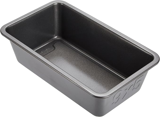 GoodCook PRO Loaf Pan Nonstick Carbon Steel Bakeware with Easy-Clean Non-Stick Coating, Oven & Dishwasher Safe Pan for Breads Pound Cakes Banana Breads & More, 9 x 5-Inch, Gray