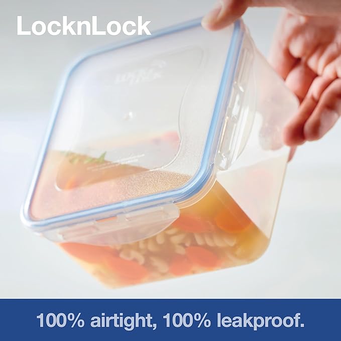 LocknLock Storage Food Storage Container Set, 10-Piece, Clear