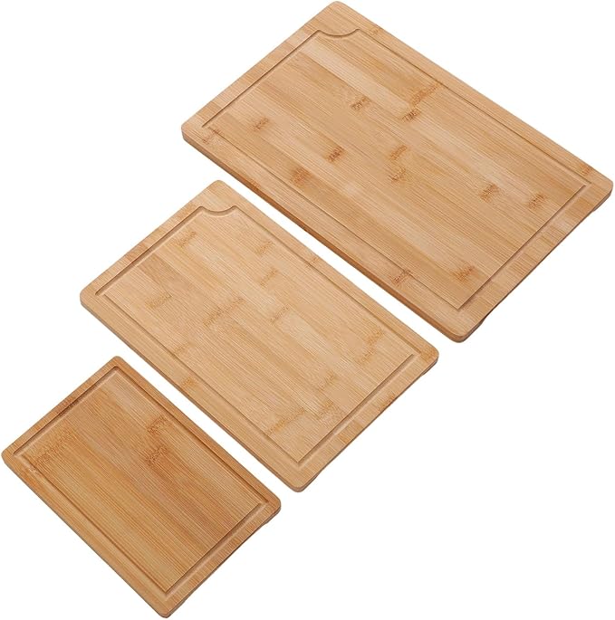 Chopping Board, Cutting Boards With Groove And Handle For Meat Vegetable Cheese, Heavy Duty Kitchen Serving Tray Chopping Board,Large Wooden Cutting Boards