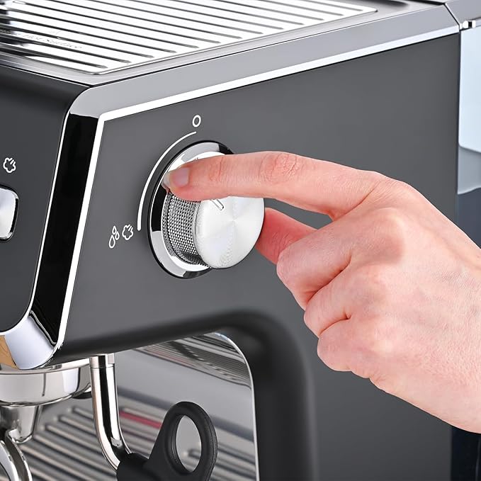 Tru Fully Automatic 19 Bar Espresso Machine with Grinder
