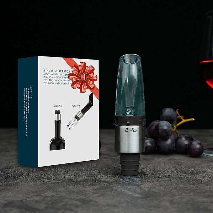 Electric Wine Aerator Dispenser and Wine Aerator