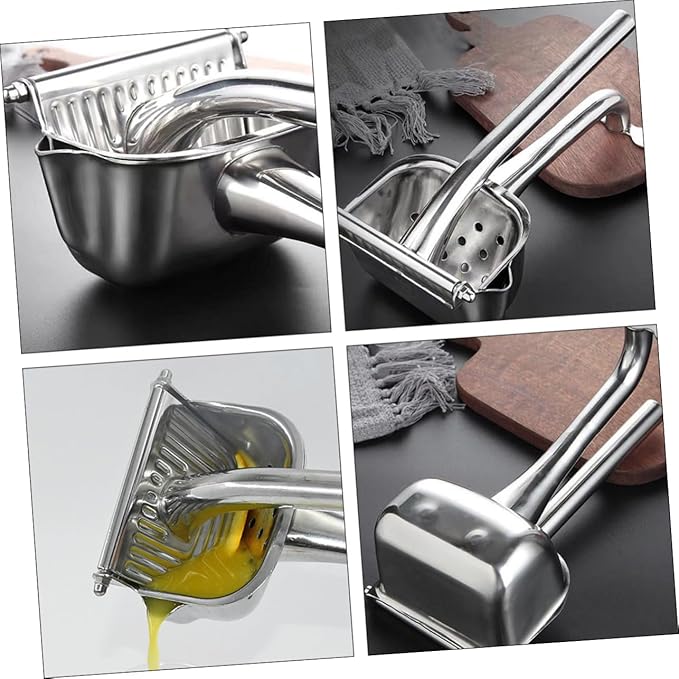 Stainless Steel Manual Fruit Juicer Fruit Crusher Juice Squeezer Portable Orange Juice Squeezer