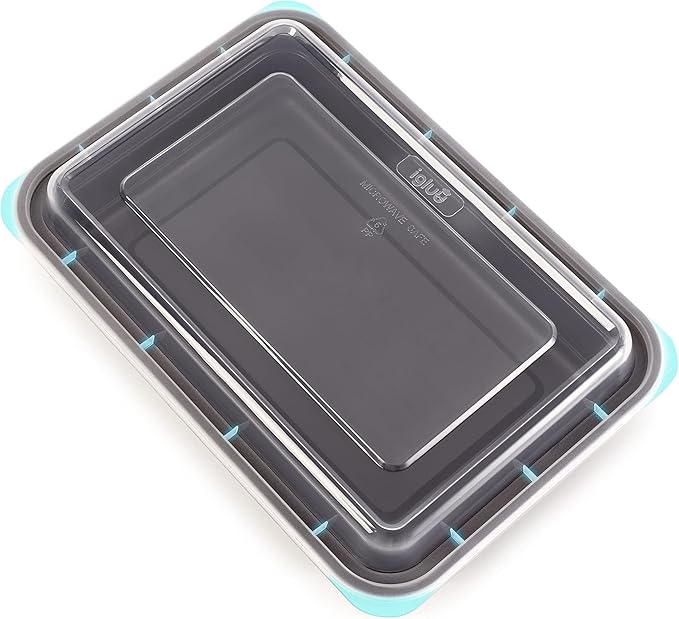 Igluu Meal Prep Containers Reusable (10 Pack) – Food Containers with Lids – Stackable, Microwave, Freezer & Dishwasher Safe – 28oz – 1 Compartment – BPA-Free