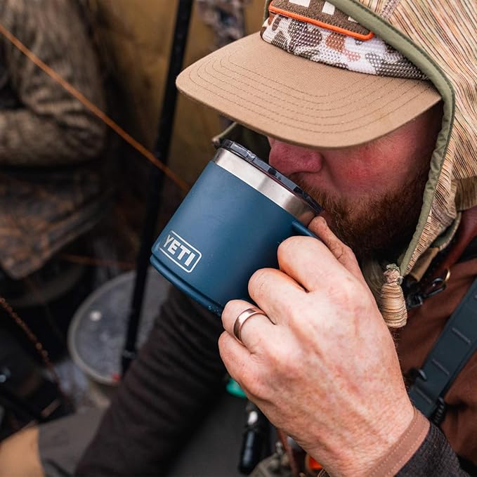 YETI Rambler 10 oz Stackable Mug, Vacuum Insulated, Stainless Steel with MagSlider Lid, Key Lime