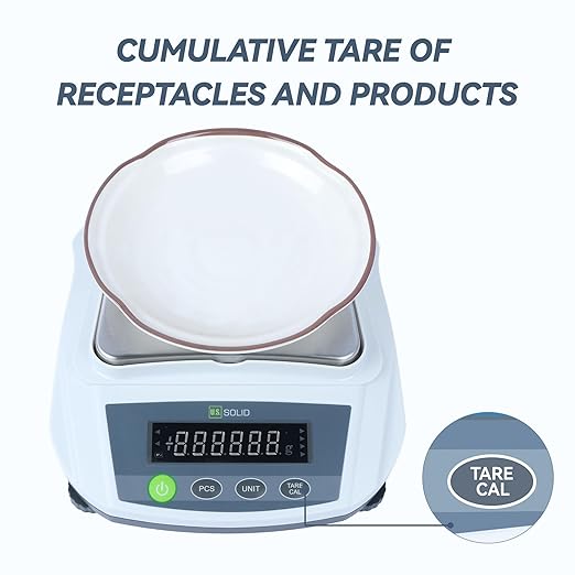 U.S. Solid Precision Balance 3000g x 0.01g Analytical Digital Lab Scale Analytical Balance for Kitchen Jewelry Scientific