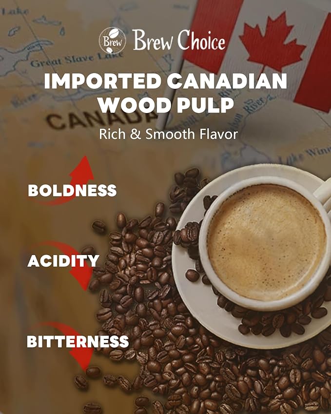 Disposable Small Coffee Filters,100PCS Unbleached Basket Coffee Paper Filter for Ninja Pods & Grounds Specialty Single-Serve Coffee Maker PB051 PB041, Kalita Wave Dripper 155, 1-2 Cup