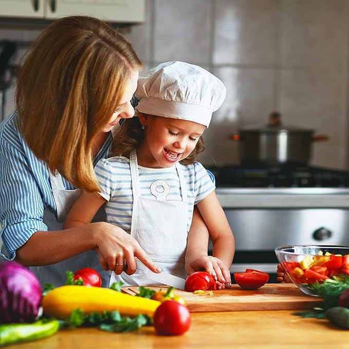 6 Pieces Plastic Fruit Knife: Food-Grade, Kid Kitchen Knife Set Safe | Children's Safe Cooking Knives Perfect for Fruits, Cake, Vegetables & Daily Kitchen Use