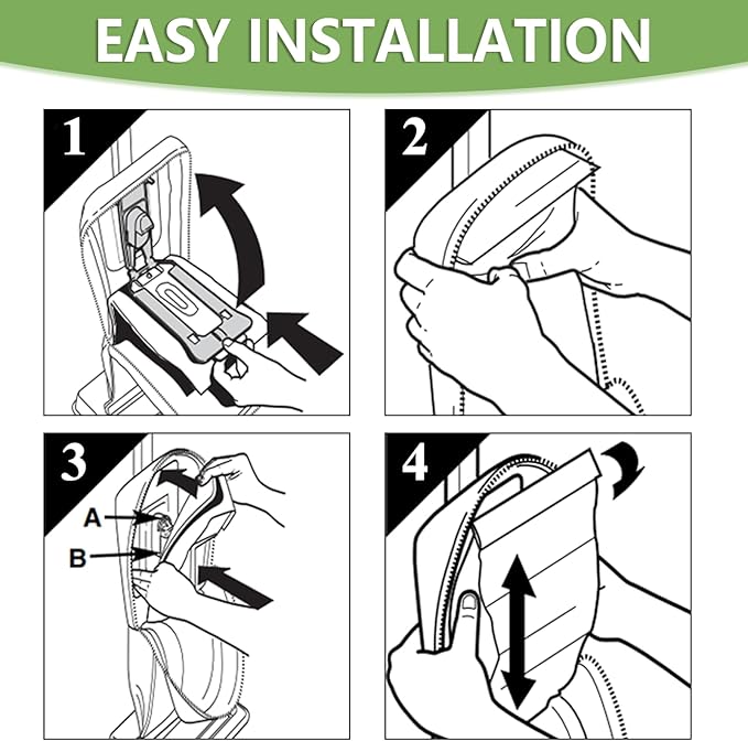 16 Pack Vacuum Bags Replacement for Oreck Type CC, Fit for All Oreck XL Upright Vacuum Cleaner, Replaces Part # CCPK8DW
