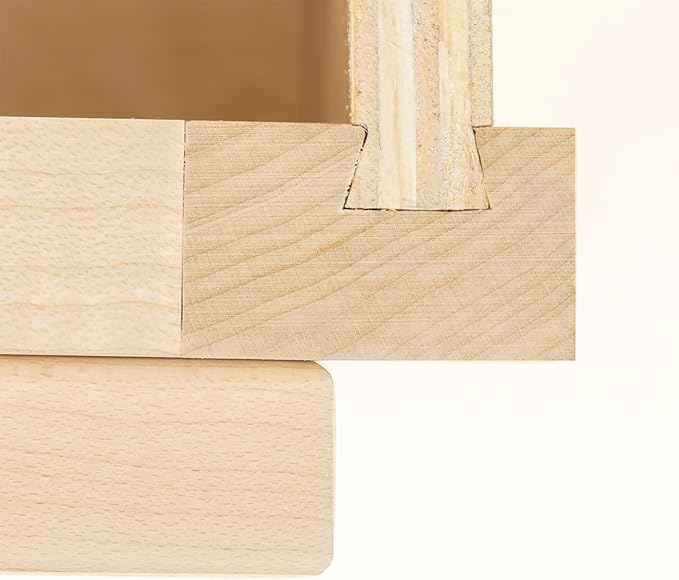 Quicklock RTA (Ready-to-Assemble) 42" Tall Wall Kitchen Cabinets - Shaker Style | 100% Hardwood | Made in America | Soft Close Hardware (Raw Maple, 12" D x 15" W x 42" H)