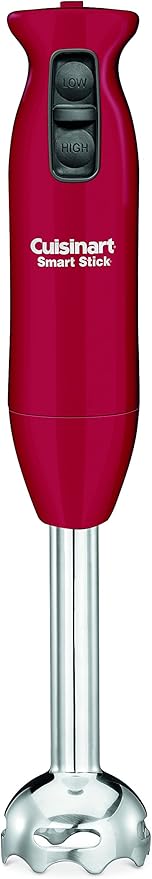 Cuisinart CSB-75R Smart Stick 2-Speed Immersion Hand Blender, Red