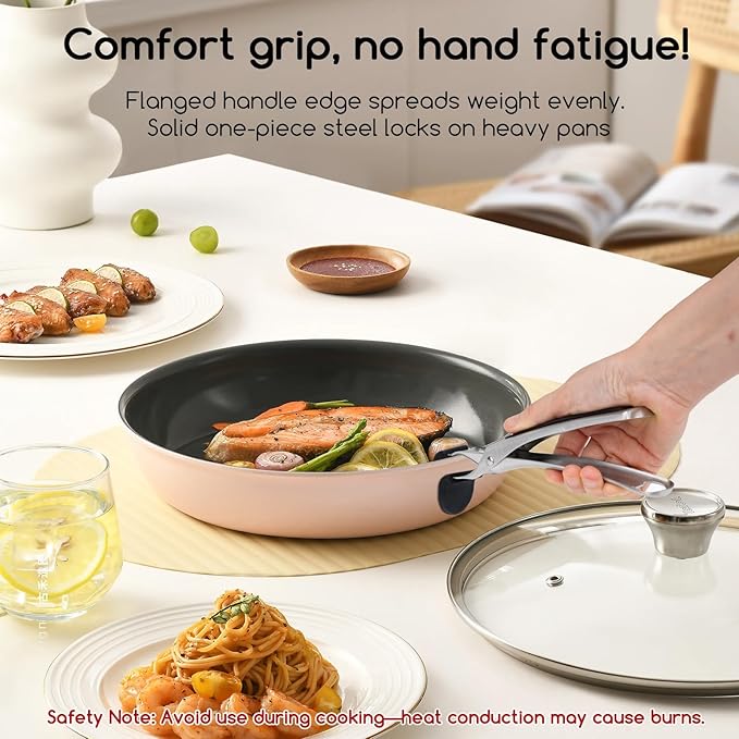 SOLEADER Plate Gripper Compatible With Pizza Pan,Non-Slip Pan Gripper,Hot Plate Bowl Retriever with Food Out from Pots,For Egg Custard For Jidangeng,For Microwave Toaster Oven Steamer,Pack of 2