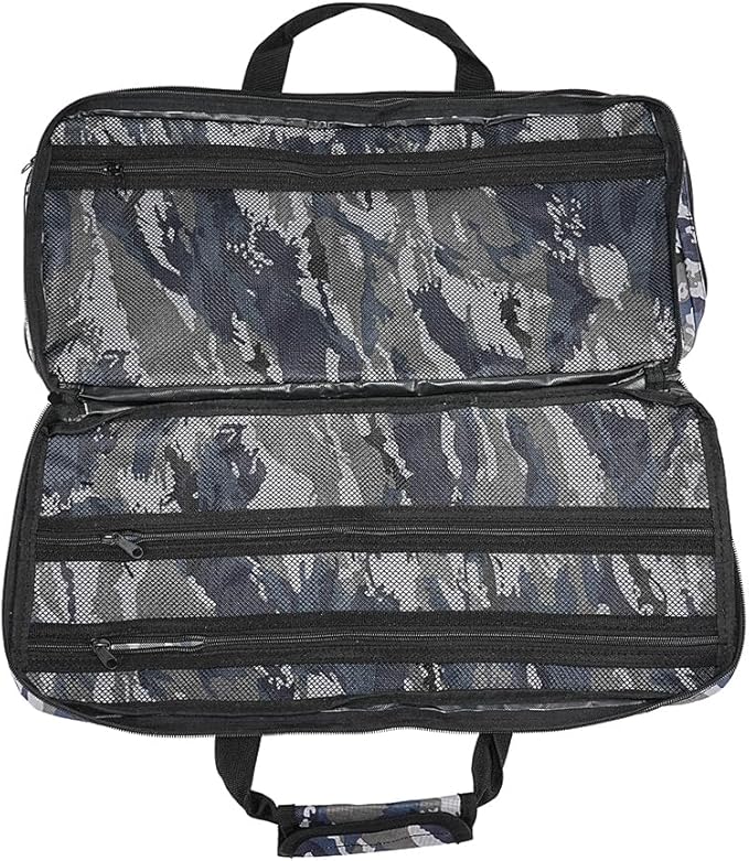 EVERPRIDE - 3 Slots - CAMO - Professional Chef Knife Bag, 20 Knife Slots, 3 Storage Compartments, Camo Design, – Durable, Large Knife Bag for Chefs – Knives Not Included