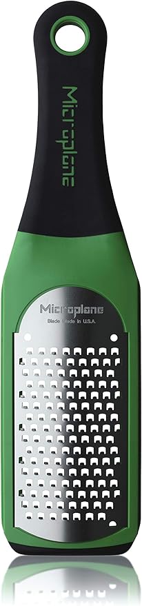 Microplane Artisan Series Cheese Grater and Zester (Coarse, Green)