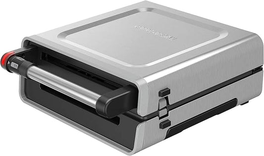 George Foreman Contact Smokeless Select a Temp. Grill, Family Size (4-6 Servings)
