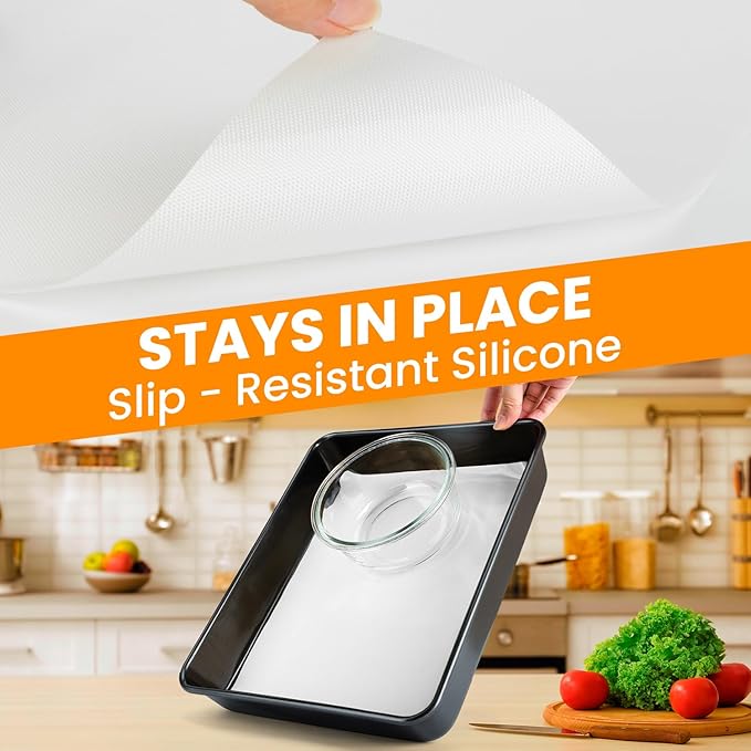 eavy Duty Oven Liners for Electric Stove + Silicone Baking Mat Roll