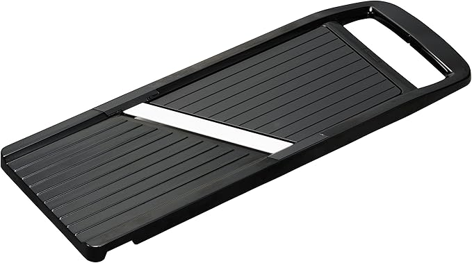 Kyocera Advanced Ceramic Wide Adjustable Slicer with Handguard, Black