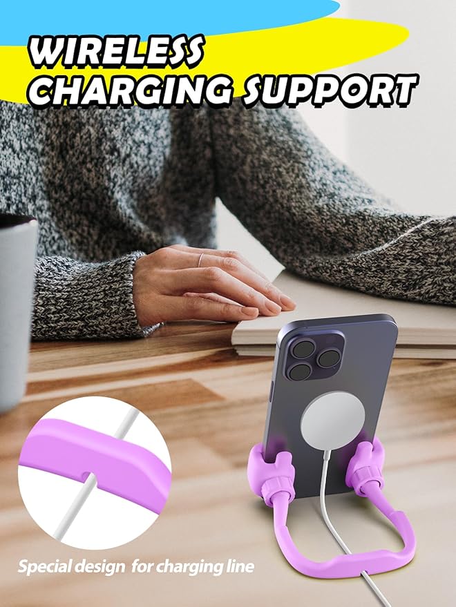 Stocking Stuffers for Teens Girls Adults Cell Phone Stand: Upgrade Adjustable Thumbs Up Lazy Phone Holder for Desk Cool Gadgets Fun Birthday Gifts Ideas for Kids Teenager Women Gifts for Christmas