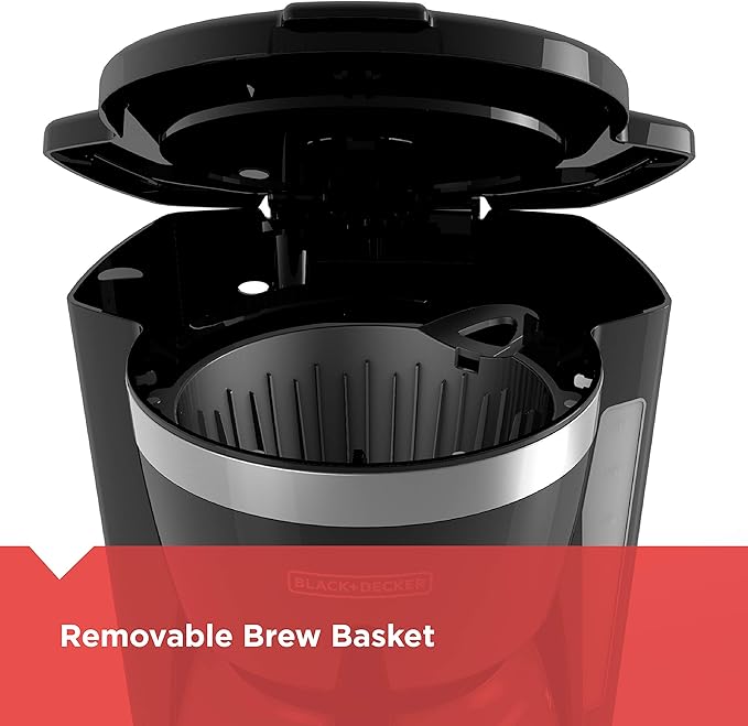 BLACK+DECKER 4-Slice Extra-Wide Toaster with 7 Shade Settings & 12-Cup Programmable Coffee Maker with Sneak-A-Cup