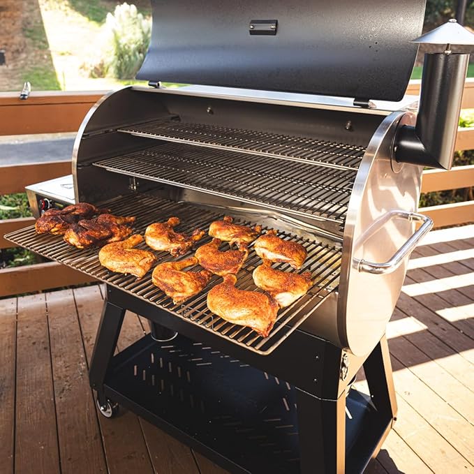 recteq Pellet Grill Smoker - Flagship 1600, Wood Pellet Smoker, BBQ, Wi-Fi Smart Grill, 1667 Sq. In. Cook Space, 40 lb Hopper