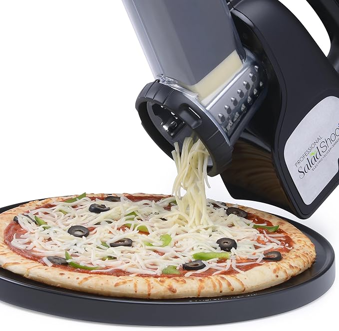 Presto 02970 Professional SaladShooter Electric Slicer/Shredder, Black,1 count