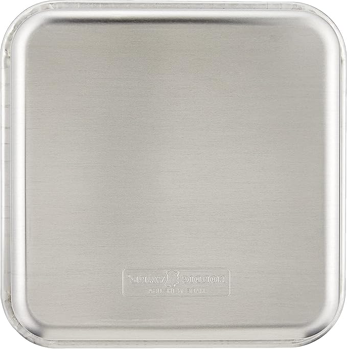 Nordic Ware Naturals Aluminum NonStick 9x9-Inches Square Cake Pan