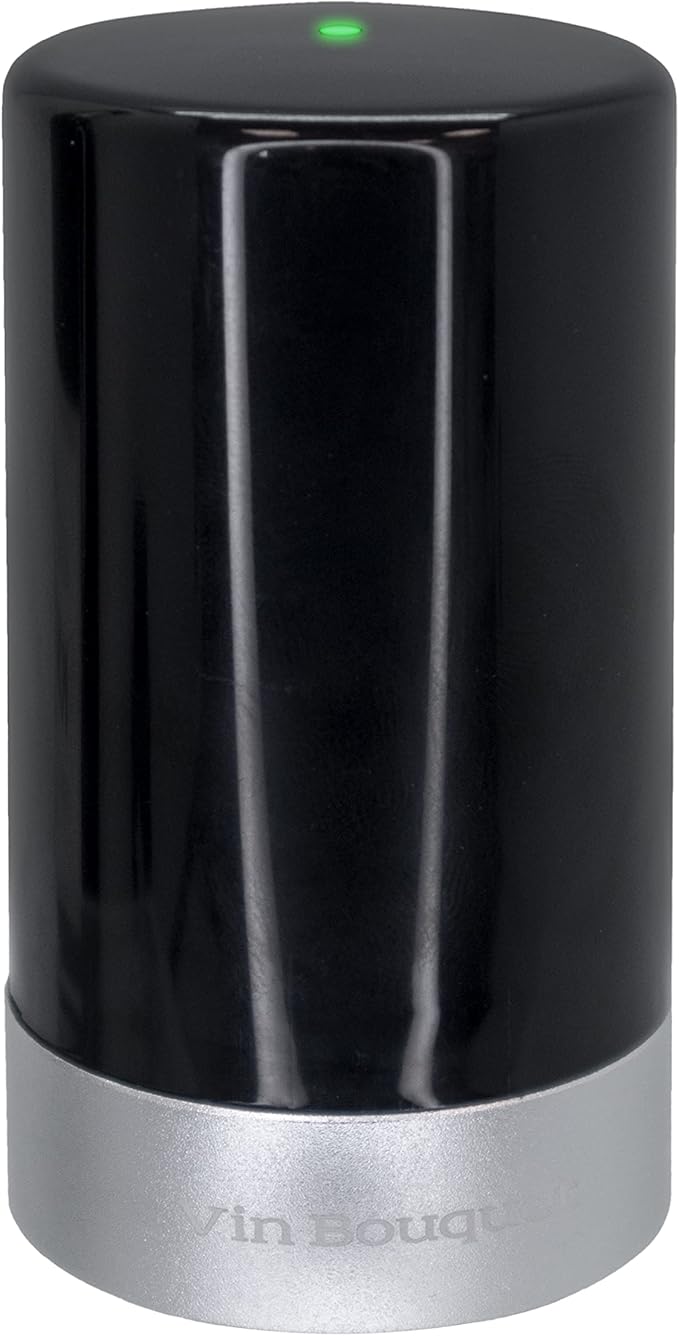 Stopper with Automatic Vacuum Pump with Indicator Light, Ideal for Preserving Black Wine