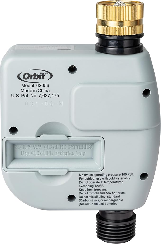 Orbit 62056 One Outlet Single-Dial Hose Faucet Timer (Pack of 2)