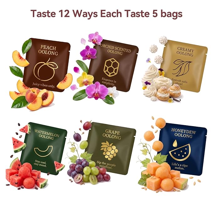 HugCoz Book Tea Gift Set | 60 Assorted Tea Bags | Christmas Day & Corporate Gifting Option | 12 Exotic Herbal Blends with Premium Whole Leaf in Eco-Friendly Pyramid Bags