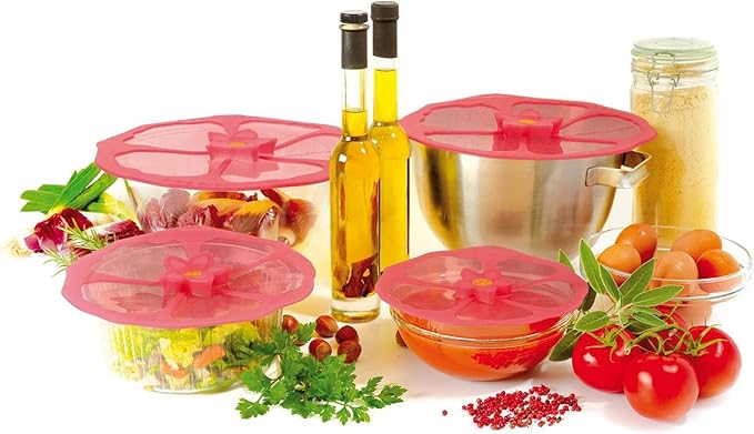 Charles Viancin Hibiscus Lid - Med/Small 8"