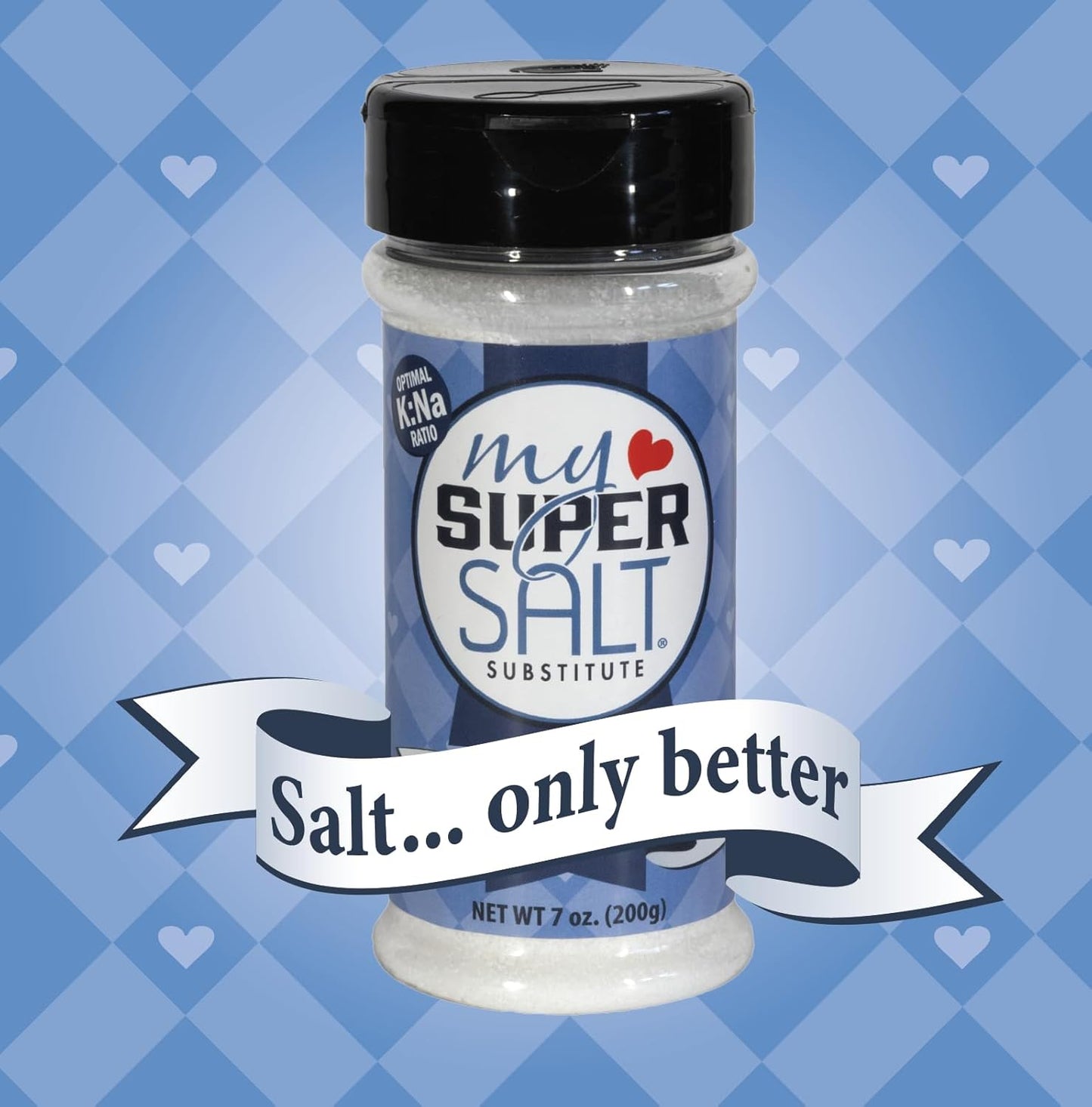 My SUPER SALT – Functional Salt Alternative with Real Salt Taste – 85% Less Sodium – Mineral Balanced Support – Smart Seasoning for Everyday Wellness – 7 oz