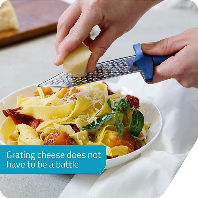 PELEG DESIGN Handheld Cheese Grater | Mini Cheese Grater Durable Rust-Proof Metal Sword-Shaped, For Cheese, Chocolate, Spices and More, Cute Kitchen Gift & Funny Kitchen Gadget (Gradiator)