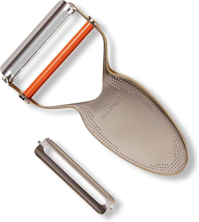 Milk Street Precision Peeler – Stainless Steel Vegetable Peeler with Replaceable Blades, Durable & Dishwasher Safe Potato Peeler for Effortless Veggie Prep