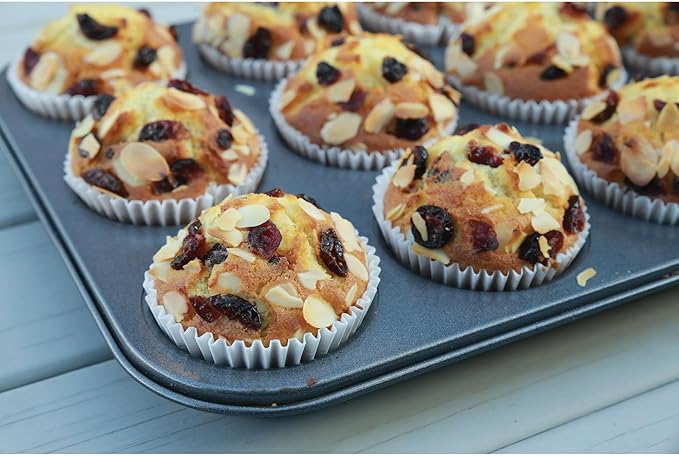 Mrs. Anderson's Baking Non-Stick 12-Cup Mini Muffin Pan, European Carbon Steel, PFOA Free