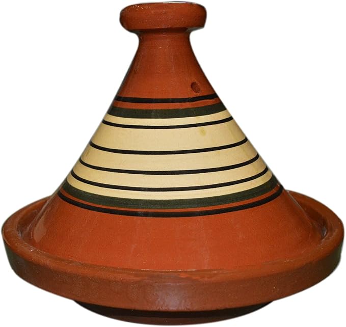 Handmade Moroccan Cooking Tagine in Diameter Handmade From Clay