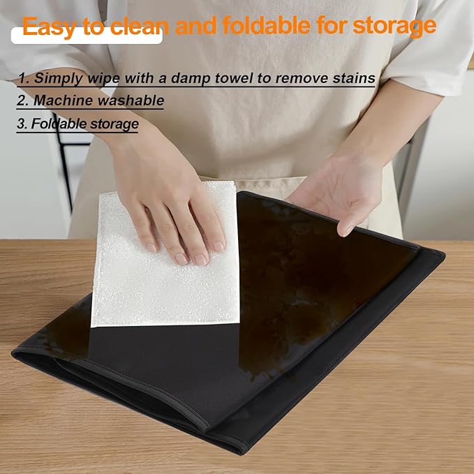 Toaster Oven Cover Heavy Duty Heat-Resistant Dust-proof Waterproof Cover Case Compatible With BLACK+DECKER Black & Decker Crisp 'N Bake Air Fryer Toaster Oven(18.5"D X 17.7"W X 11.4"H)