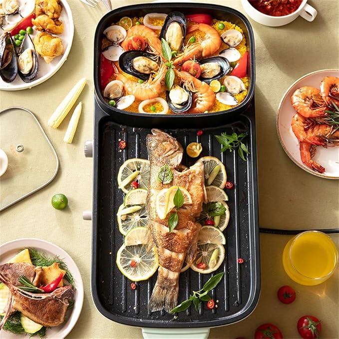 HBJWOV Electrics Hots Post Multis-functionasl Cookings Ovens Electric Wok Wok Multi-purpose