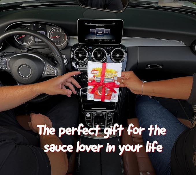 Saucemoto Dip Clip | Car sauce holder for ketchup and dipping sauces. No more dry fries or sauceless nuggets. As seen on Shark Tank (2 count pack, Pink)