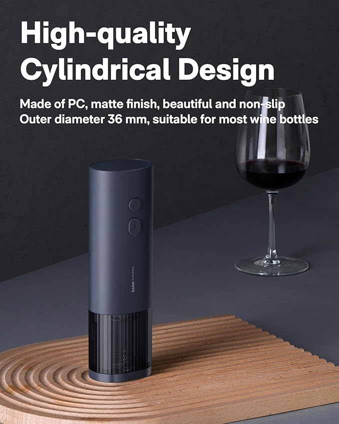 HOTO Electric Wine Opener Bundle with Electric Spin Scrubber