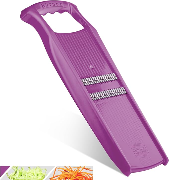 BORNER Roko PowerLine | Vegetable Grater Börner - Quality Made in Germany, Color:Violett