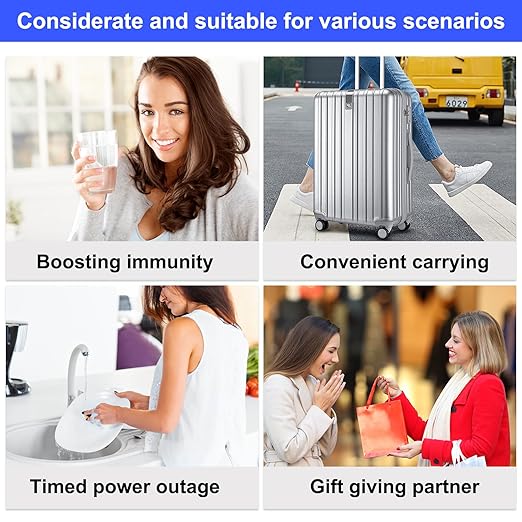Hydrogen Water Bottle, Health Cup Glass Water Bottles with Alkaline Energy,Hydrogen Water Generator, Hydrogen Rich Water Glass Health Cup