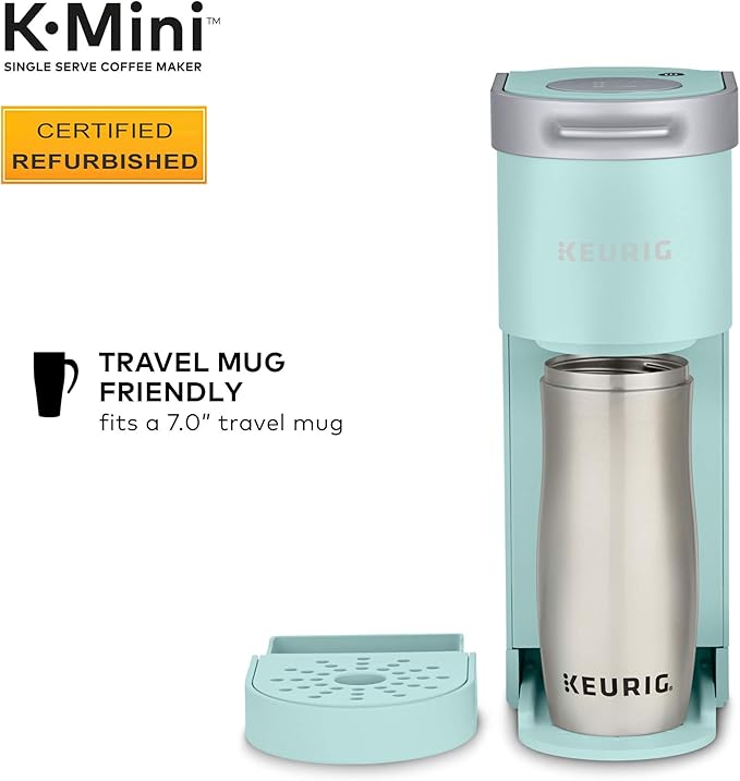 Keurig K-Mini Coffee Maker, Certified Refurbished, Oasis (Renewed)