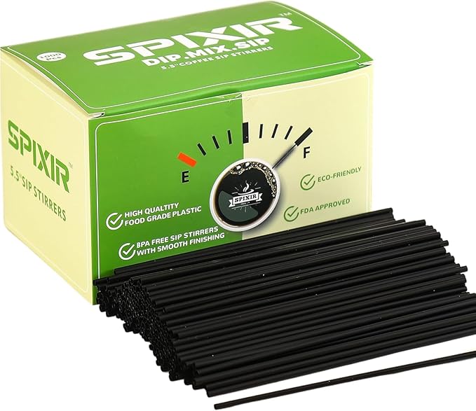 Coffee Stir Sticks, Coffee Stirrers, Stir Sticks, Disposable Stir Sticks for Coffee, Stirring Sticks, Swizzle Sticks for Coffee & Drinks (5.5 Inches - Pack of 250)