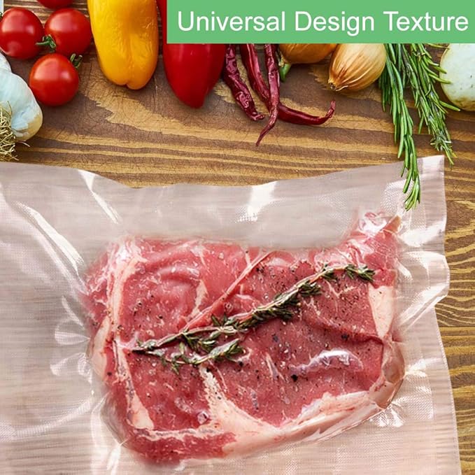 O2frepak Large Gallon 4mil 11.5" x 18.5" Thick Vacuum Sealer Bags with BPA Free and Puncture Prevention,Vacuum Seal Freezer Bags,Great for Sous Vide Vaccume Sealer PreCut Bags